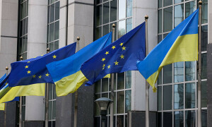 EU staff members protest Israel&rsquo;s bombing on Gaza