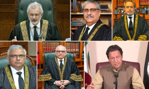 نیب ترامیم کیس میں عمران خان بذریعہ ویڈیو لنک پیش، &rsquo;آرڈیننس لانے ہیں تو پھر پارلیمان کو بند کردیں&lsquo;