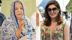 Designer Khadijah Shah calls for Dr Yasmin Rashid&rsquo;s release from jail after PTI leader hospitalised