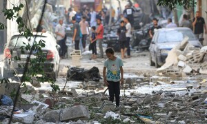 Israeli FM says will &lsquo;continue to act&rsquo; till all hostages freed as strikes hit north Gaza