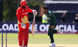 پاکستان کی ٹی 20 ورلڈ کپ میں پہلی فتح، کینیڈا کو 7 وکٹوں سے شکست