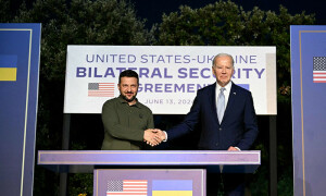 Biden, Zelensky sign 10-year defence accord