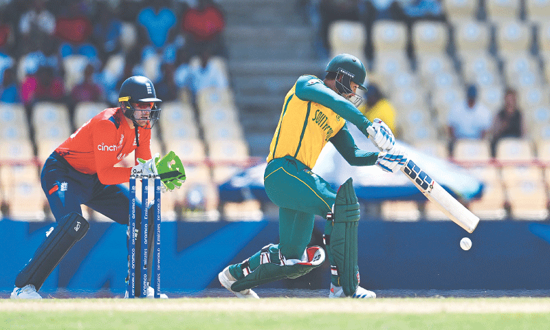 T20 World Cup: Nortje, De Kock shine as SA edge England