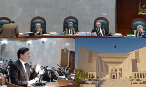 مخصوص نشستوں کا کیس: &rsquo;پی ٹی آئی ایک سال کا وقت لینے کے باوجود انٹراپارٹی انتخابات نہیں کروا سکی&lsquo;