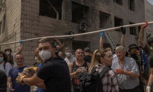 Russian missiles kill 24 in Ukraine, gut Kyiv children&rsquo;s hospital