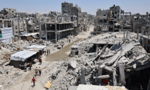 64 killed as Israeli strikes hit central Gaza