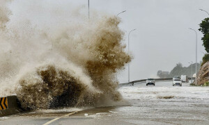 Over 300,000 displaced as typhoon lashes China