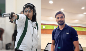 Olympics 2024: Kishmala, Gulfam finish in 14th place in 10m air pistol mixed team event