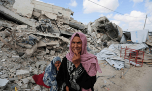 Khan Yunis in ruins after Israeli assault kills 300
