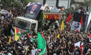 Calls for revenge at Iran funeral for Hamas chief Haniyeh