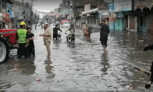اسلام آباد، راولپنڈی میں بارش، نشیبی علاقے زیر آب، نالہ لئی کی سطح میں خطرناک اضافہ