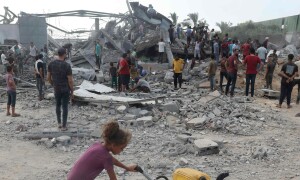 Gaza rescuers say Israeli strike kills 15 from same family