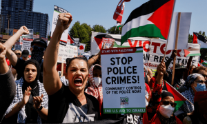 Biden says Gaza protesters in Chicago &lsquo;have a point&rsquo; as DNC fench breached