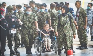 41 injured Palestinians flown to Malaysia