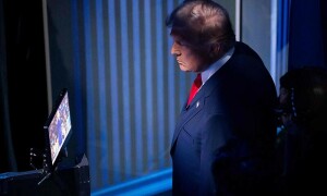 Trump says debate was &lsquo;rigged&rsquo;