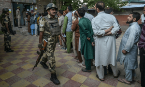 Repression mars first held-Kashmir polls since Article 370 debacle