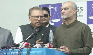 یہ جو مرضی کرلیں، 90 فیصد لوگ عمران خان کے ساتھ ہیں، عارف علوی