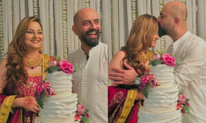 شادی کے 6 ماہ بعد جویریہ عباسی نے شوہر کے ہمراہ نکاح کی تصاویر شیئر کردیں