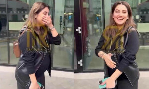 حبا بخاری کی &rsquo;بے بی بمپ&lsquo; کی ویڈیو وائرل