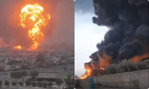 اسرائیل کا غزہ اور لبنان کے بعد یمن کی بندرگاہ پر بڑا فضائی حملہ، 4افراد شہید