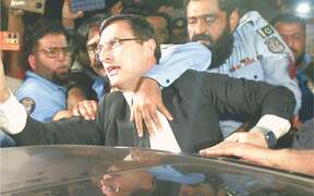 PTI top brass swooped up after Sangjani power show