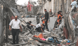 65 killed in Israeli strikes on Gaza orphanage, school