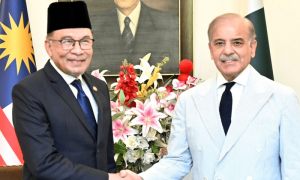 شہباز شریف سے ملائیشیا کے وزیراعظم کی ملاقات، علاقائی اور بین الاقوامی مسائل پر تبادلہ خیال