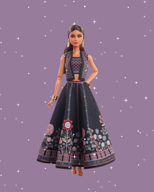Indian designer Anita Dongre just released a Diwali Barbie