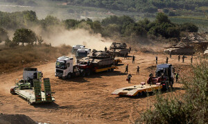 Israeli military reports close-quarters combat, air raids on Lebanon, Gaza