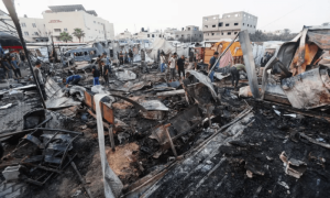 غزہ میں نصیرات کیمپ پر اسرائیلی وحشیانہ بمباری، 15 فلسطینی شہید