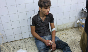 PHOTOS: Palestinians injured in Israeli operation brought to hospital
