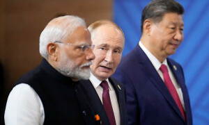 Xi, Modi meet on Brics summit&rsquo;s sidelines as India, China ties recover from 2020 clash