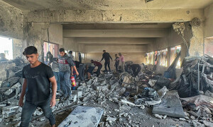 Gaza rescuers say 17 killed, dozens wounded in Israel strike on school