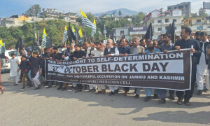 جموں و کشمیر پر بھارتی تسلط کو77 سال مکمل، پاکستان سمیت دنیا بھر میں کشمیریوں کا یوم سیاہ