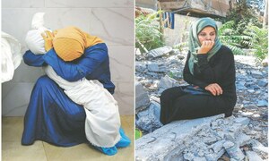 A year on, memories haunt grief-stricken Gaza woman