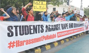 Lahore students demand transparent probe into &lsquo;rape, harassment&rsquo; incidents