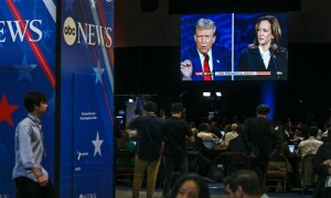 TV networks prepare for a long, tense night of counting returns