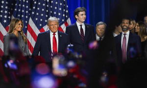 Trump addresses supporters