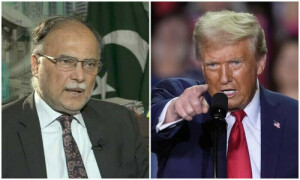 فیکٹ چیک: احسن اقبال نے ڈونلڈ ٹرمپ کے خلاف تنقیدی ٹوئٹ ڈیلیٹ نہیں کی