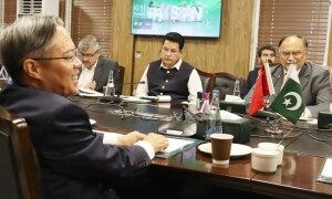 Ahsan assures Chinese envoy of steps to ensure workers&rsquo; safety