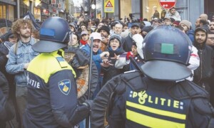 Dutch police arrest dozens of pro-Palestinian protesters