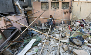 PHOTOS: Aftermath of an Israeli strike in Nuseirat, Gaza