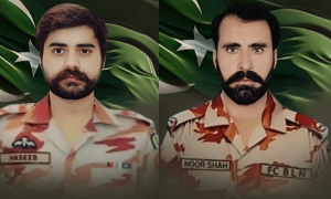 Major, soldier martyred in Harnai blast