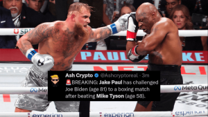 &lsquo;Next up, Jake Paul vs Joe Biden&rsquo;: Memes deliver a knock-out after 58-year-old Mike Tyson loses to YouTuber