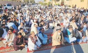 مغوی بچے کی عدم بازیابی کے خلاف کوئٹہ میں دھرنا چوتھے روز میں داخل