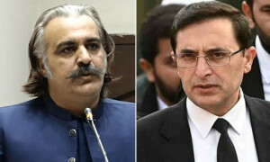 عمران خان نے اسٹیبلشمنٹ سے مذاکرات کیلئے بیرسٹر گوہر، گنڈاپور کو جمعرات تک کا وقت دیا ہے، علیمہ خان