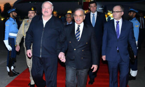 بیلا روس کے صدر الیگزینڈر لوکاشنکو 3 روزہ سرکاری دورے پر پاکستان پہنچ گئے