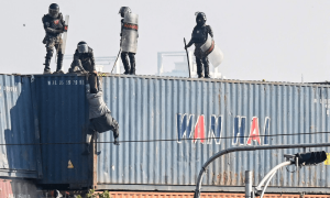 Info minister says man pushed off container during PTI protest injured but &lsquo;completely fine&rsquo;