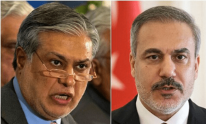 اسحٰق ڈار اور ترکیہ کے وزیرخارجہ کے درمیان ٹیلی فونک رابطہ، شام کی صورتحال پر تبادلہ خیال