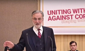 کرپشن کیخلاف مسلسل جنگ میں کامیابی کا انحصار اجتماعی سوچ پر ہے، چیئرمین نیب
